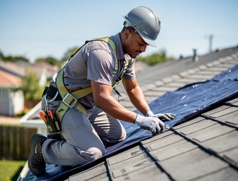 Roof Tarping service in Whalley